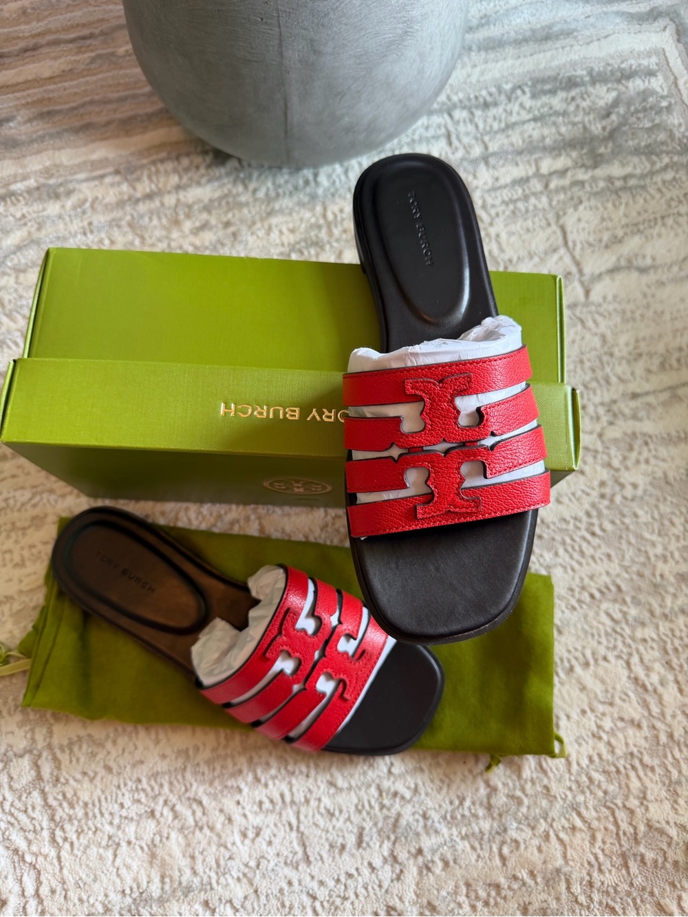 Tory Burch Ines Cage Slide Sandals